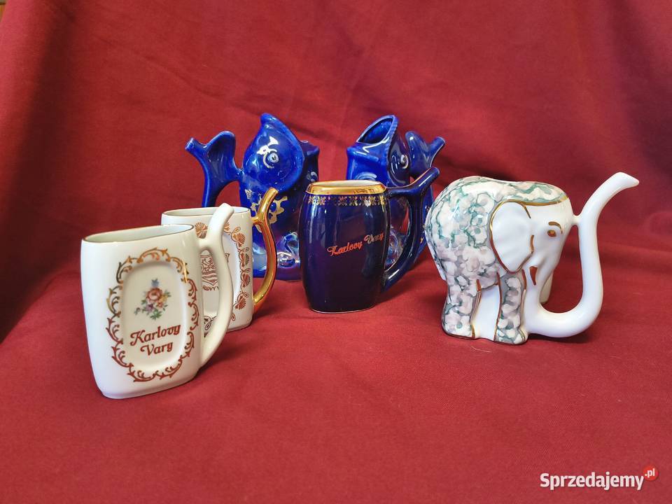Kufle kubki pamiątkowe Karlovy Vary Karlsbad Chorzew