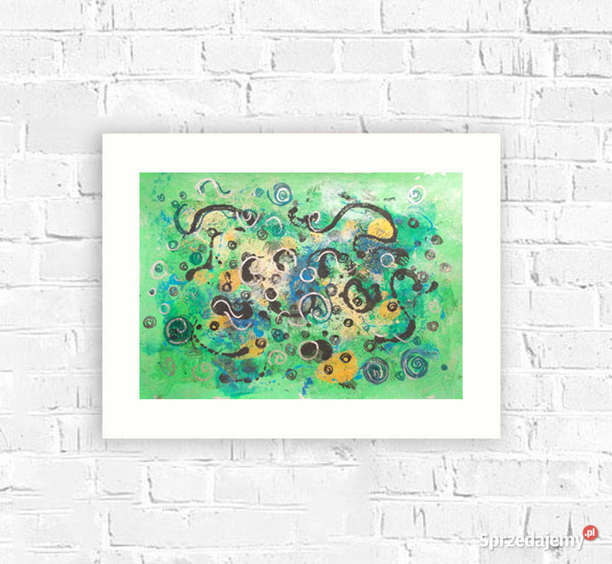 abstrakcyjny rysunek A3 nowoczesny obraz Dekoracje i ozdoby