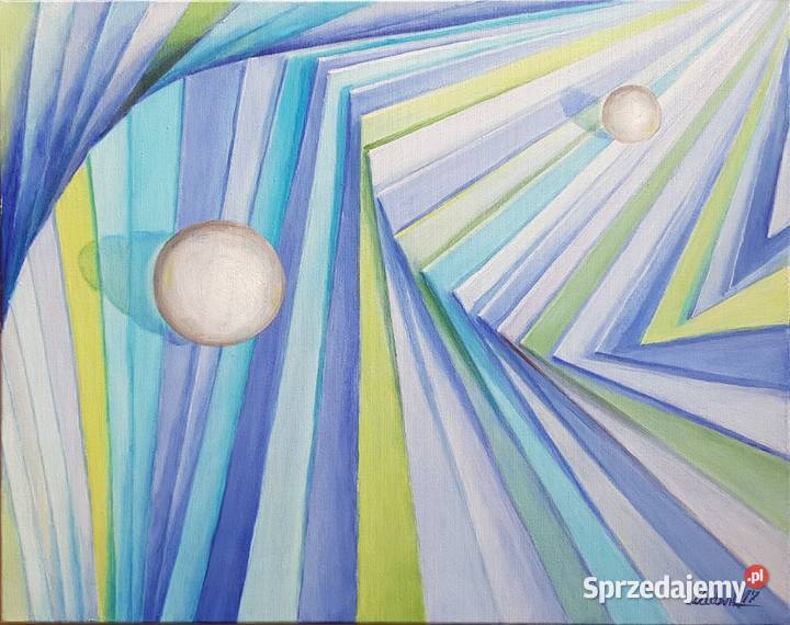 Composition 50 x 40 olej na płótnie 2017 DARMOWA małopolskie