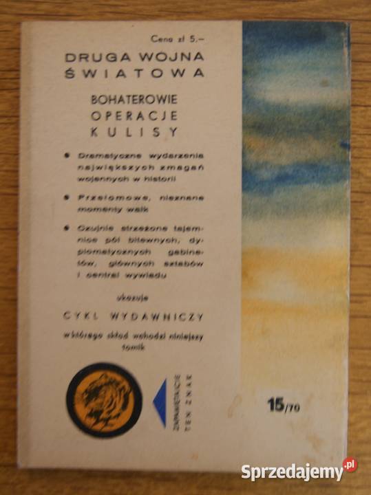 Żółty Tygrys Sowy nadlecą o świcie 1570 Parczew sprzedam