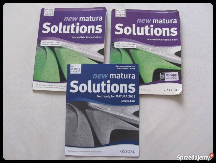 Matura Solutions OXFORD Students book Płock
