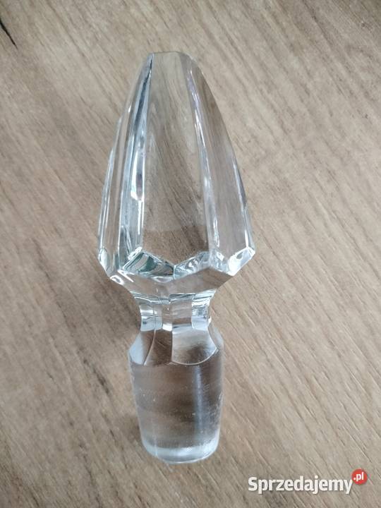 Duży kryształowy korek do karafki Choszczno