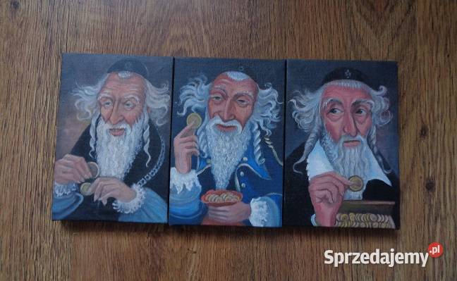 Żyd na szczęście obraz olejny