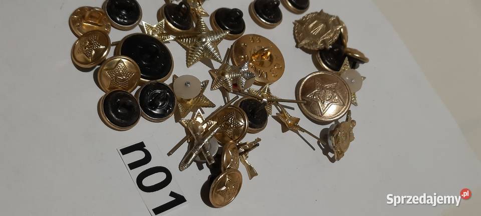 odznaczenia guziki ZSRR zestaw 5 n01