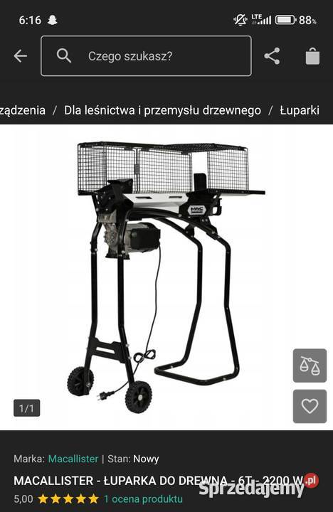 Łuparka do drewna Zelgoszcz