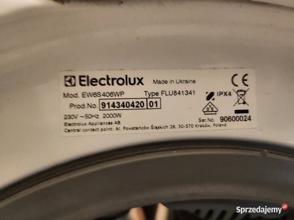 Sprzedam pralkę Electrolux Warszawa