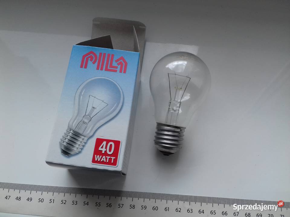 Żarówka wolframowa E27 40W 415lm Pila w pudełku Bydgoszcz sprzedam