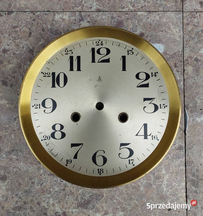 728 Tarcza starego zegara oryginał GB Gustav pomorskie Tczew