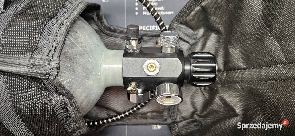 Butla 2l300450 kompozyt zawór pokrowiec Sporty strzeleckie i myślistwo Nieporęt