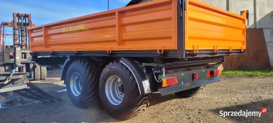Przyczepa tandem kiper 3str KOWAL PTB155 nieuszkodzony Limanowa