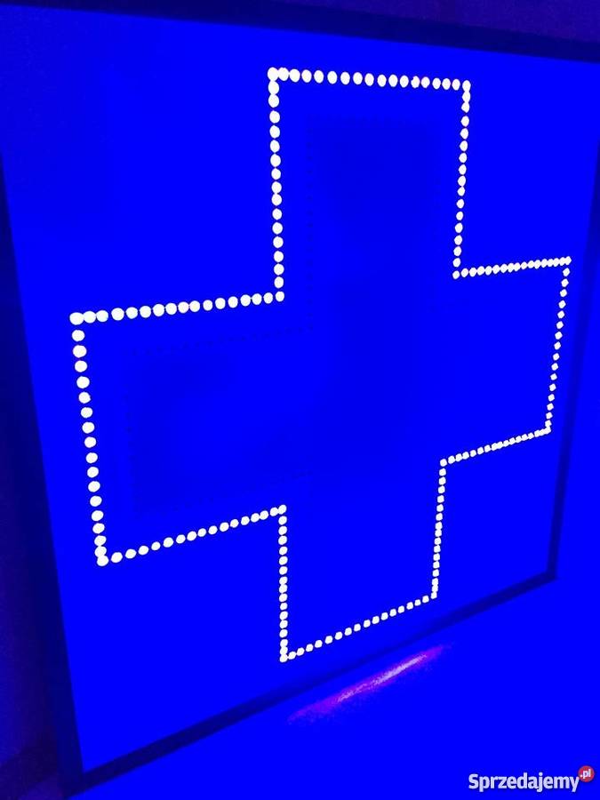 Apteka reklama LED 80x80 zewnętrzna NOWA Pomiechówek