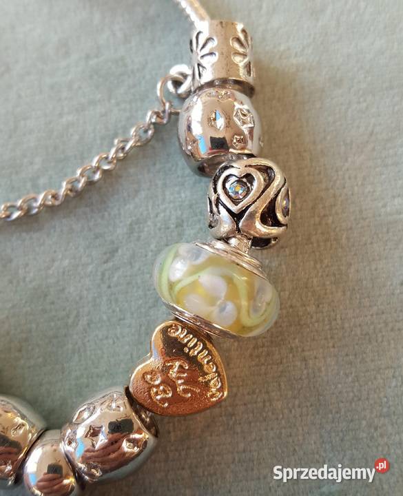 Nowa bransoletka modułowa koraliki beads charms zachodniopomorskie Szczecin