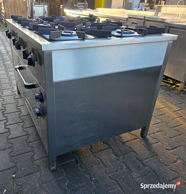 Kuchnia Gazowa 6 Pal Piekarnik Elekt EGAZ M1281 Nowe Skalmierzyce sprzedam