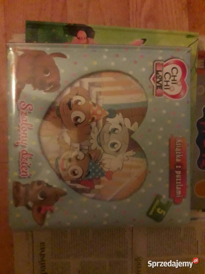 Książka z puzzlami Szalony dzień 5 składanek Puzzle Warszawa