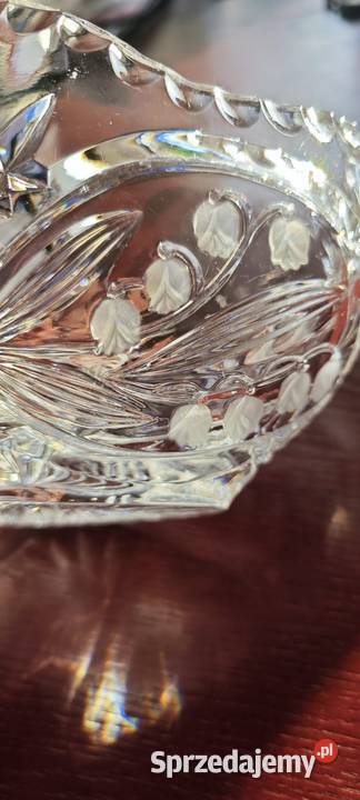 Piękna kryształowa misa owocarka żardiniera Legnica sprzedam