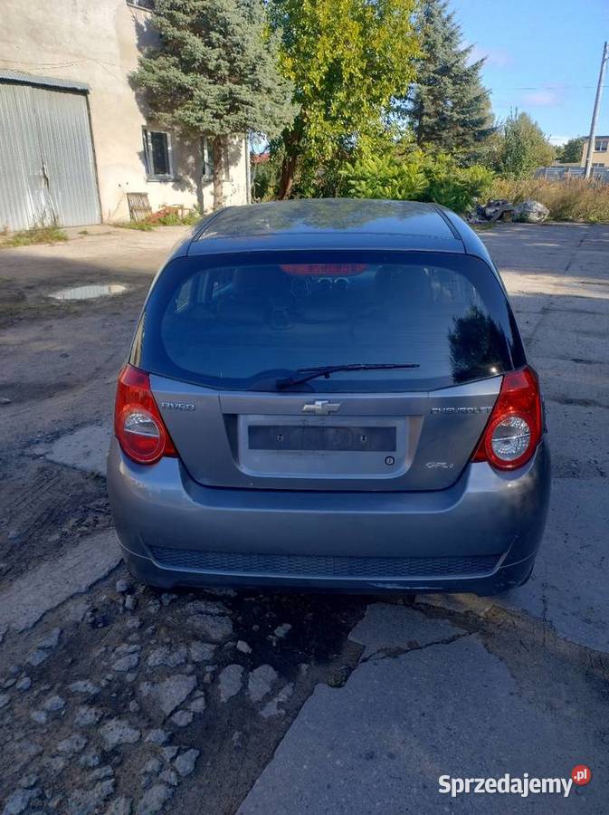 Chevrolet Aveo 12 B Gaz 2009r Części Elbląg