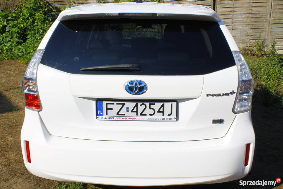 TOYOTA PRIUS PLUS HYBRYDA SKÓRY NAVI SUPER STAN 74KM Zielona Góra