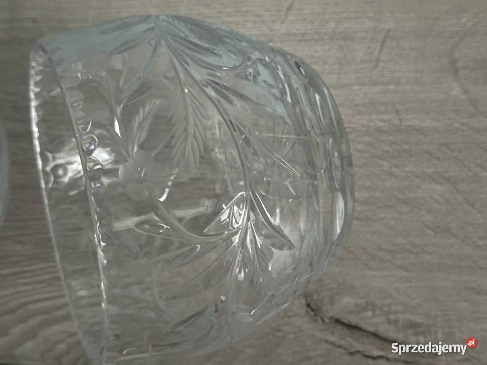 Bombonierka mała kryształ z lat 50tych Łódź