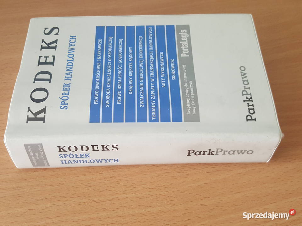 KODEKS spółek handlowych ParkPrawo prawo biały Kultura i Rozrywka
