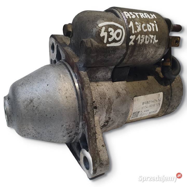 ROZRUSZNIK Opel Astra J 17 CDTI 8980147432 Układ elektryczny silnika lubelskie Chełm