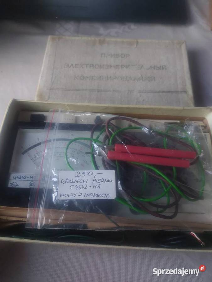 RADZIECKI MIERNIK C4342M1 NOWY Z INSTRUKCJĄ Nowy Sącz sprzedam
