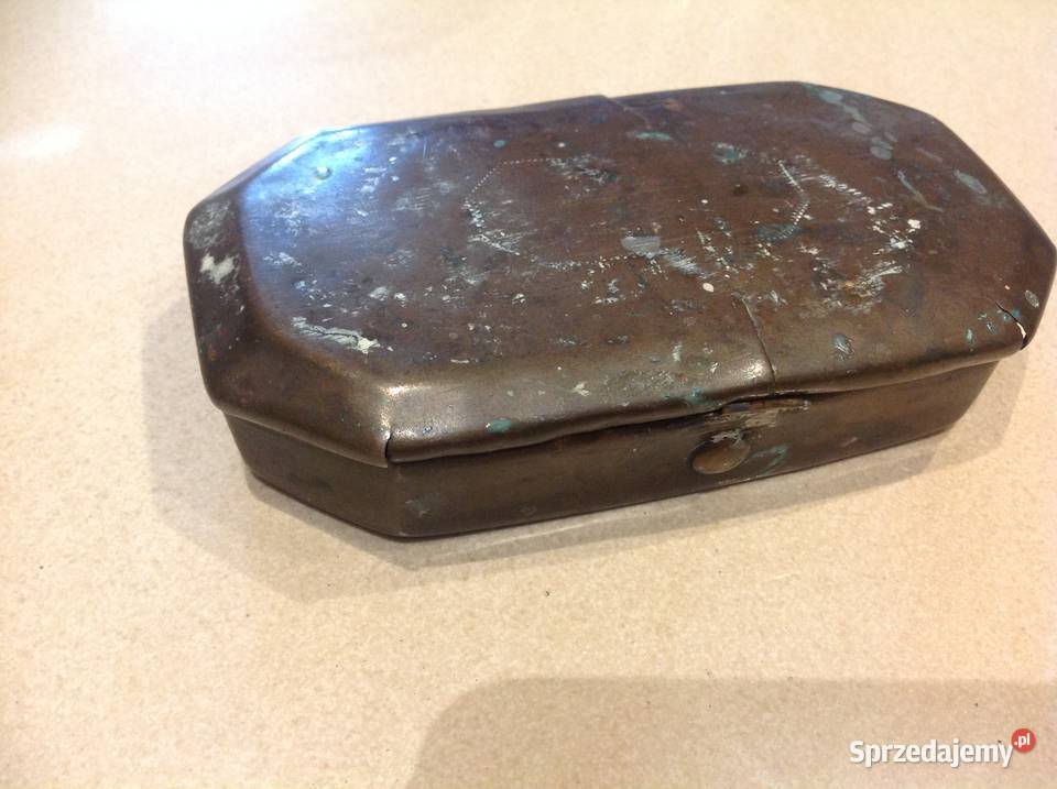Stare Miedziane Pudełko Pojemnik Nowa Sól sprzedam
