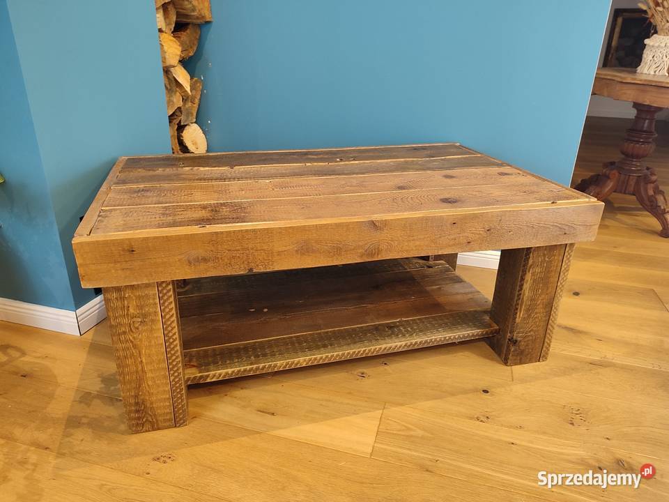 Piękny unikatowy stolik kawowy z odzyskanego Antyki, Sztuka, Kolekcje Łódź