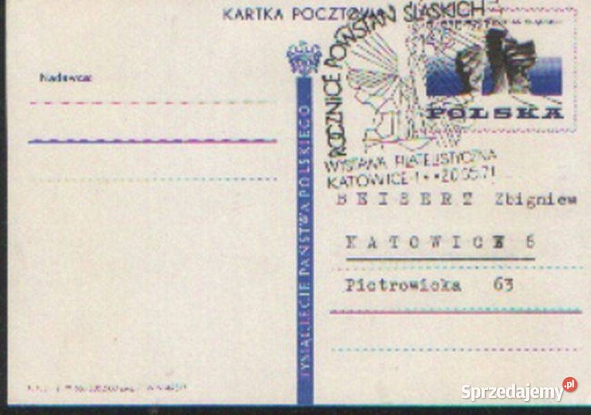 Kart Cp 311 kas 1966 śląskie