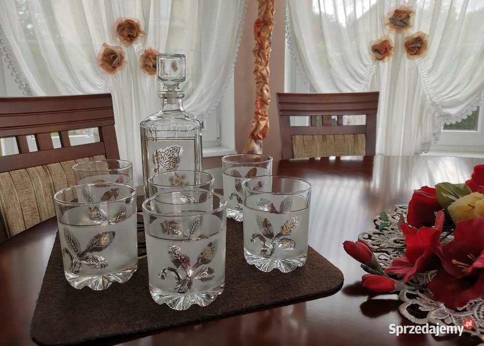 karafka i szklanki do whisky śląskie Lędziny