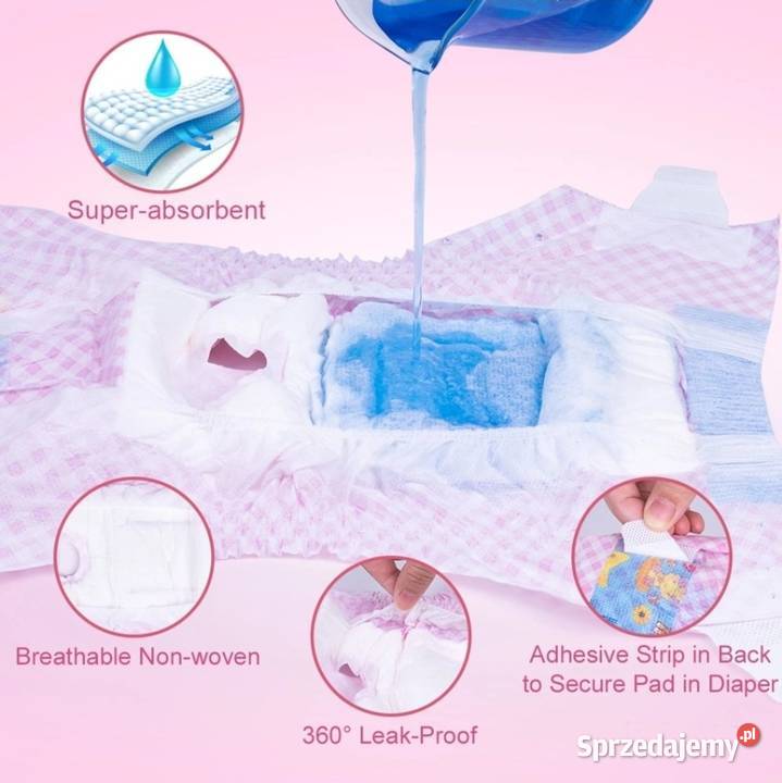 Pieluchy psów wskaźnik wilgotności rozmiar M Dla psów Domaszczyn