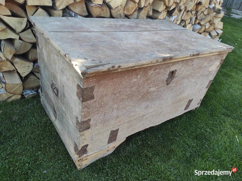Stara skrzynia drewniana świętokrzyskie Bodzentyn sprzedam