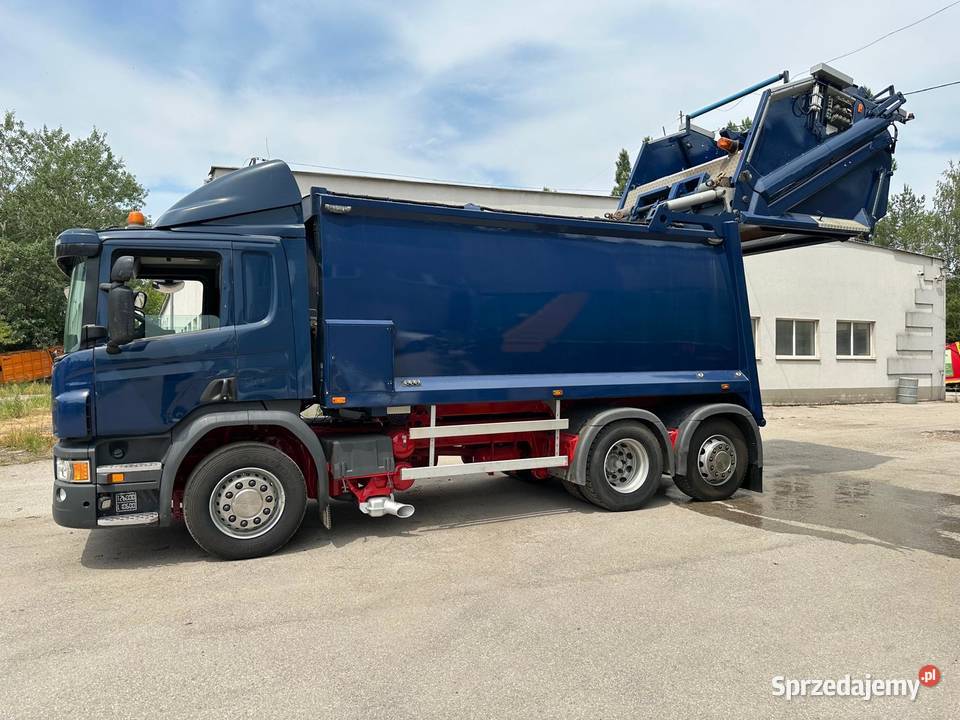 Scania P320 śmieciarka 2016WAGA Prasa Terberg 9800cm3 Nowiny