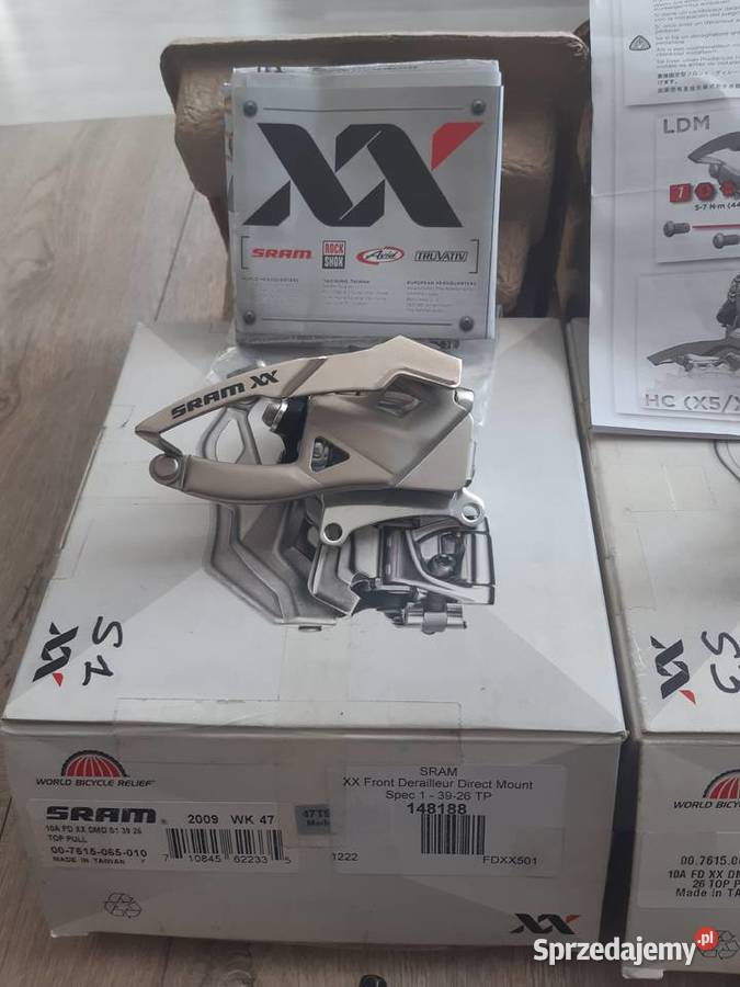 Przerzutka przednia SRAM XX S1 2x Top Pull Gorny