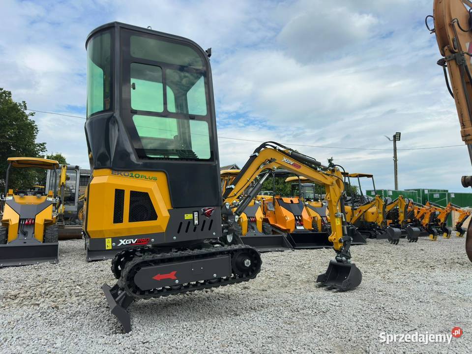 Nowa Minikoparka XGV EKO10 PLUS z 2026r Waga Koparki Złoczew