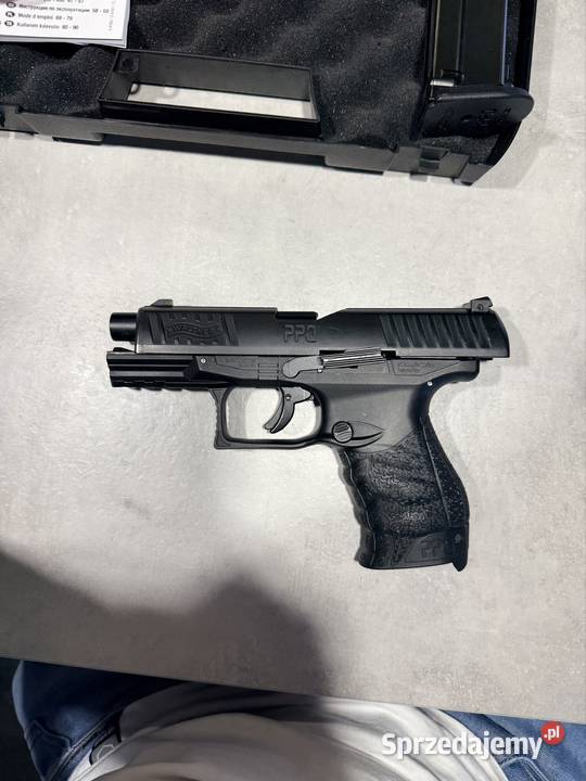 Pistolet RAM Walther PPQ T4E M2 43 kule gumowe śląskie Czarny Las