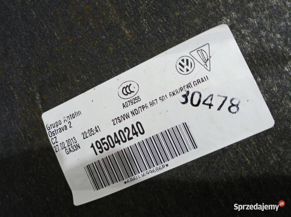 PODSUFITKA PODBITKA SUFIT 7P Volkswagen Touareg Podsufitki sprzedam