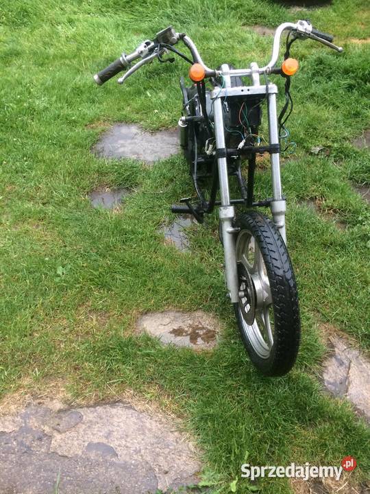 Rama chopper z przednim kołem nowa opona Kucharzowice