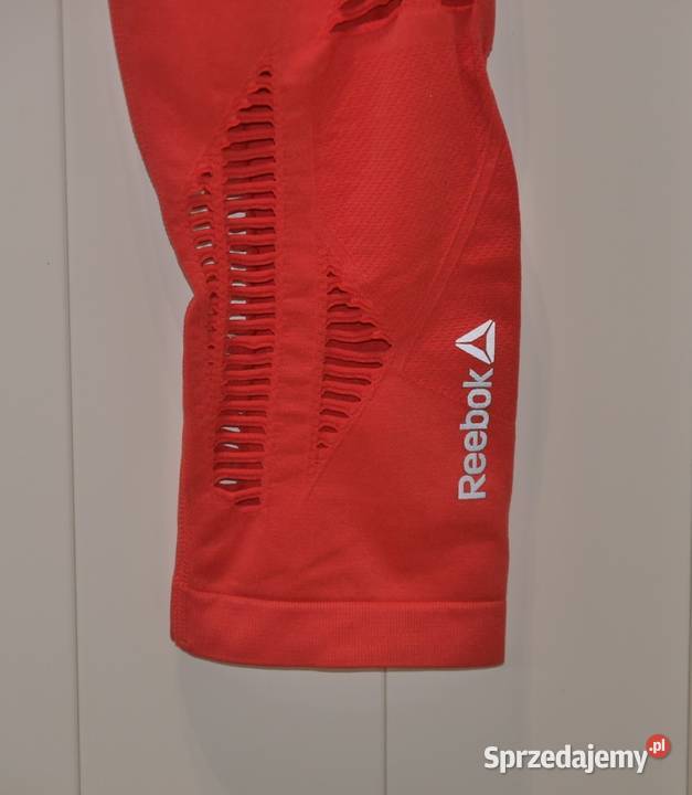 Reebok świetne legginsy ażurowe nowe 34 36 Spodnie Wrocław