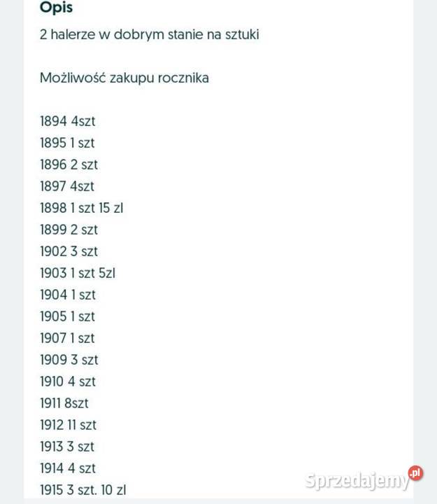 Moneta 2 halerze Numizmatyka dolnośląskie Bolesławiec