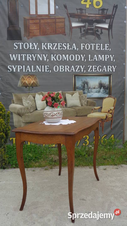 stolik ludwikowski z giętymi nogami Pozostałe Mielnica Duża