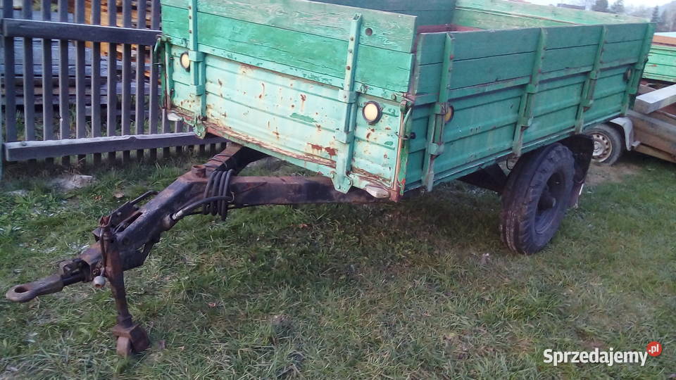 Przyczepka Rumunka jednoosiowa wywrotka Sidzina