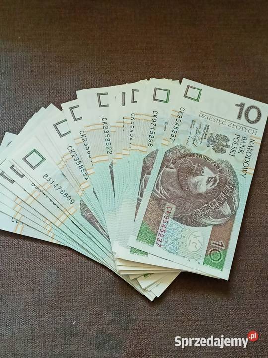 Banknoty Polska 10 2016r UNC Antyki, Sztuka, Kolekcje Siedlce