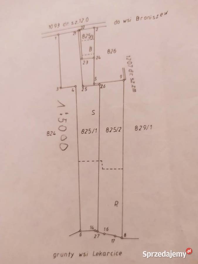 Działka Rolna z Siedliskiem Goszczyn powgrójecki asfalt