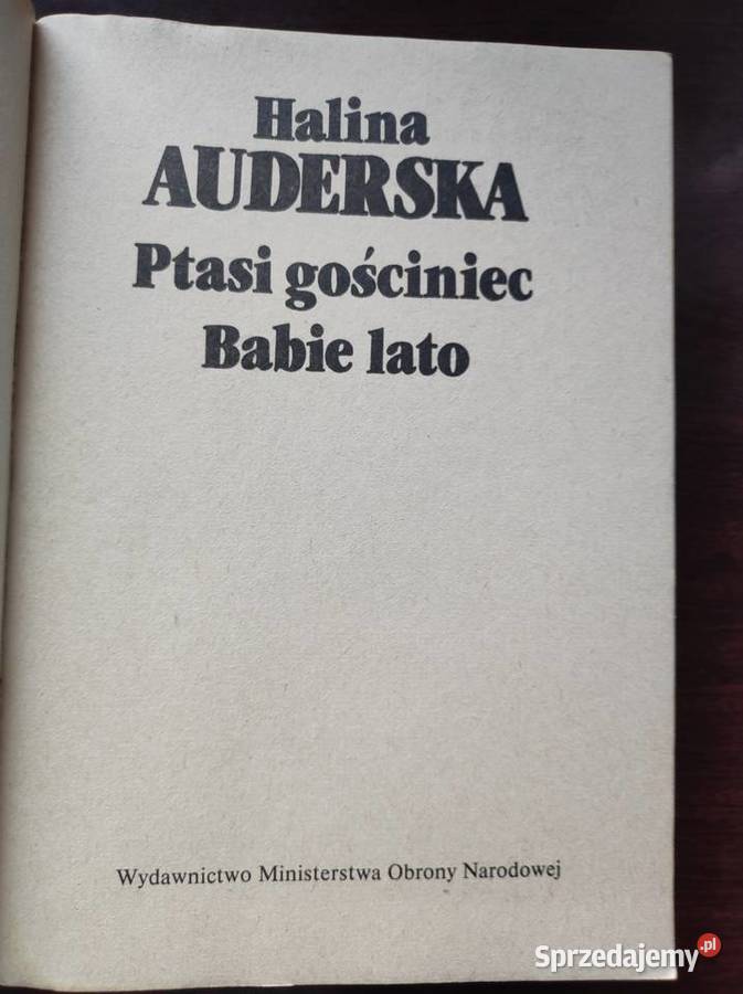Ptasi gościniec Babie Lato Halina Auderska świętokrzyskie Kielce