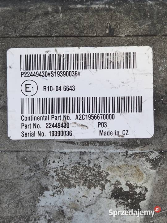 22449430 STEROWNIK ADBLUE VOLVO FH 4 FM RENAULT Zawichost