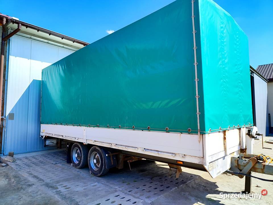 Przyczepa tandem platforma plandeka rolnicza Łęczyca sprzedam