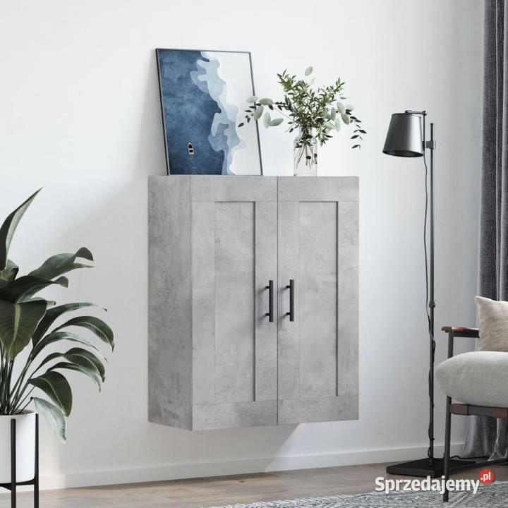 Szafka wisząca szarość betonu 695x34x90 WM830408