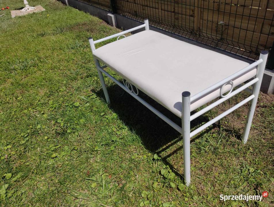 metalowa ławka z siedziskiem Gorzów Wielkopolski