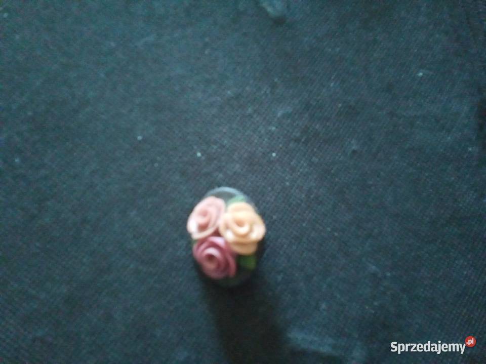 Mała Broszka PRL kwiaty