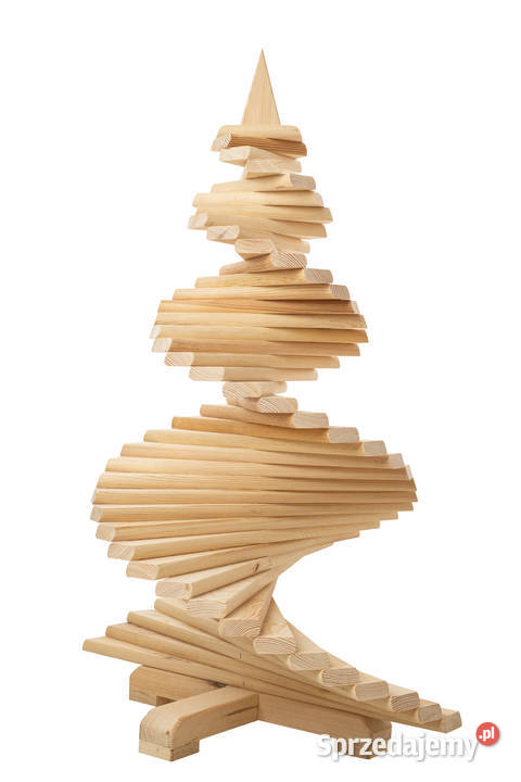 Choinka EKO drewniana choinka drzewko świąteczne Boże Narodzenie Kalety